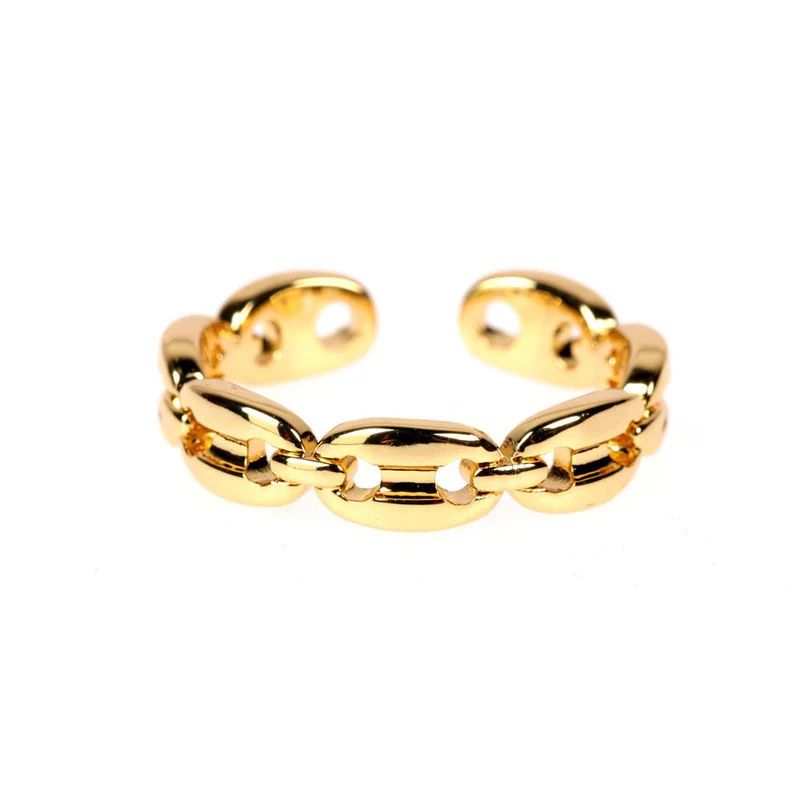Anchor Chain Adjustable Ring | The Sis Kiss