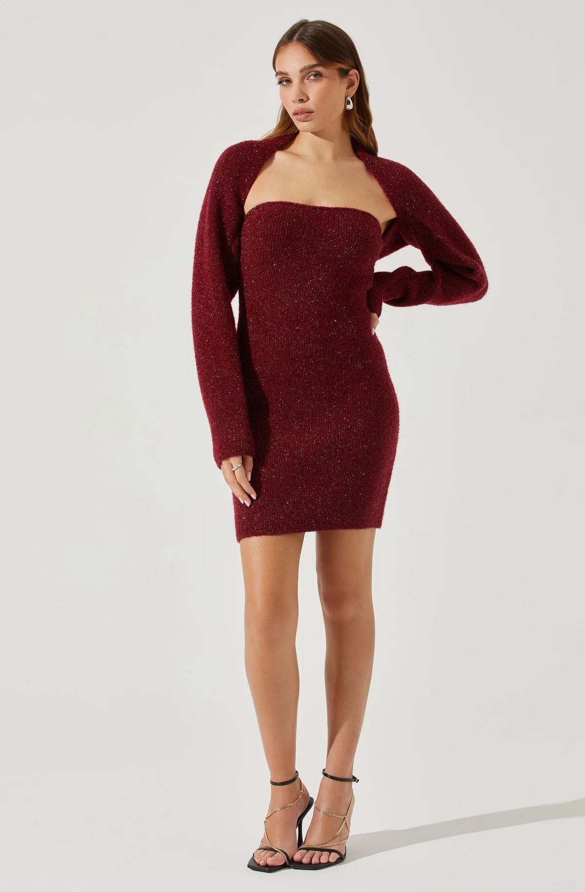 Tamara Shrug And Mini Sweater Dress | ASTR The Label (US)