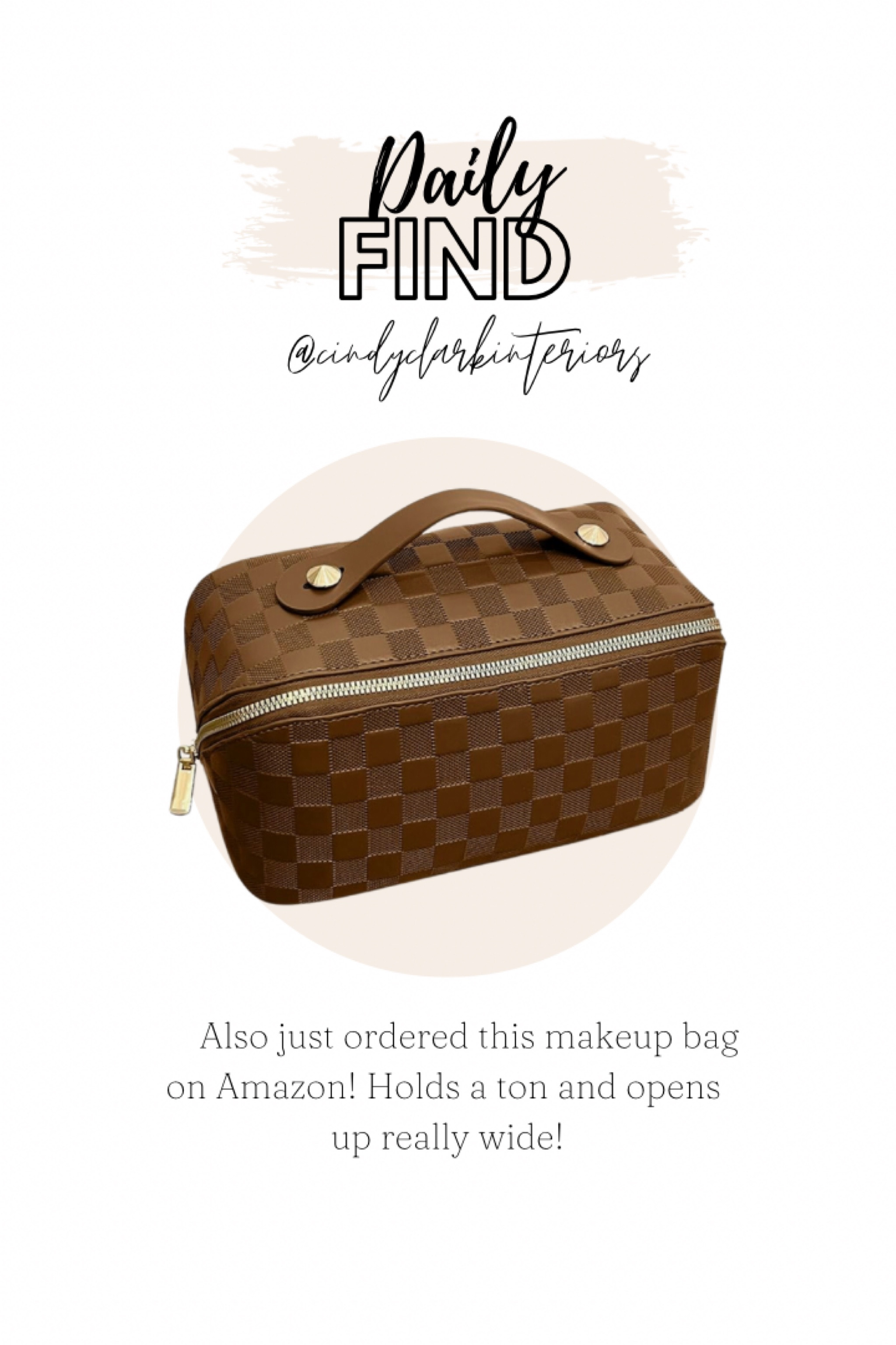 Cute makeup bag from Amazon. Ordered this for my daughter who has a lot of makeup!

Amazon, makeup bag, multi use bag

#LTKstyletip #LTKfindsunder50 #LTKbeauty