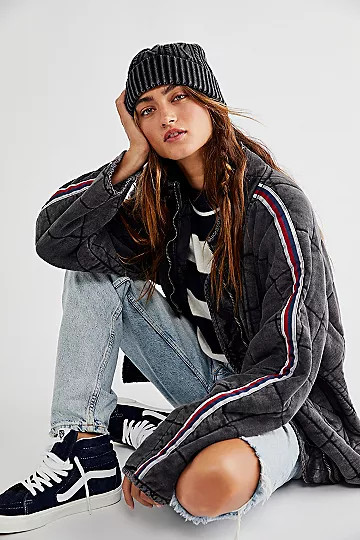 Sports Rib Dolman Quilted Jacket | Free People (Global - UK&FR Excluded)