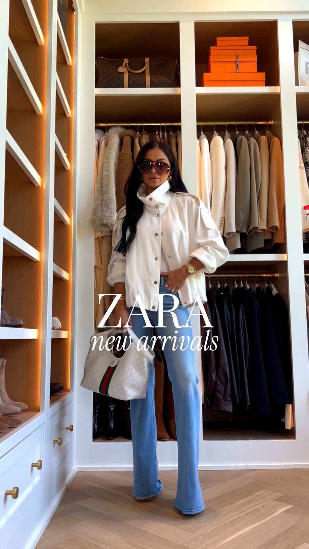 Zara new arrivals 
Wearing an XS/S
Mother denim wearing a 23
Citizens jeans wearing a 23
Gucci Giglio bags in size small
Amazon sunglasses

#LTKmomlife #LTKootd #LTKOver40