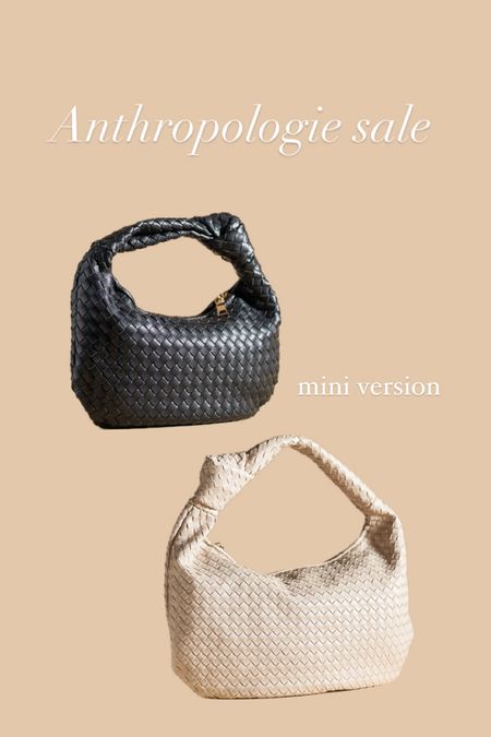 Anthro mini satchel bag on sale 
Bottega look alikes 


#LTKfindsunder100 #LTKitbag