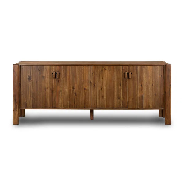 Allwyn 79.5'' Wide Acacia Solid Wood Sideboard | Wayfair North America