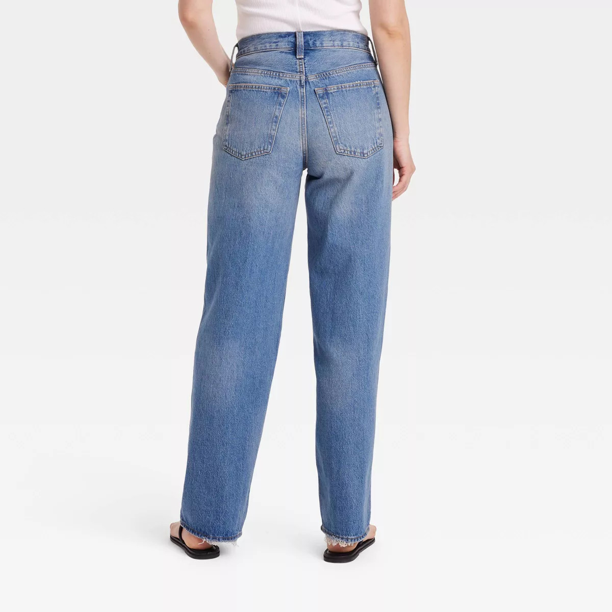 Women's Mid-Rise Patchwork 90's Baggy Jeans - Universal Thread™ | Target