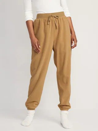 High-Waisted Microfleece Lounge Jogger Sweatpants for Women | Old Navy (US)