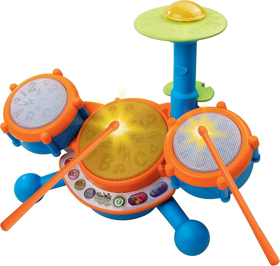 VTech KidiBeats Kids Drum Set, Orange | Amazon (US)