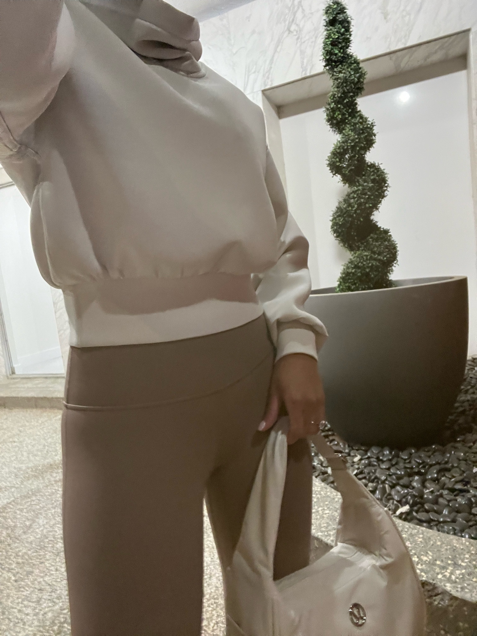 taupetastic lululemon aligns with the mini shoulder bag in white opal ! 🤍

athleisure, yoga, pilates, pants, outfit inspiration. 

#LTKFindsUnder100 #LTKStyleTip #LTKFitness