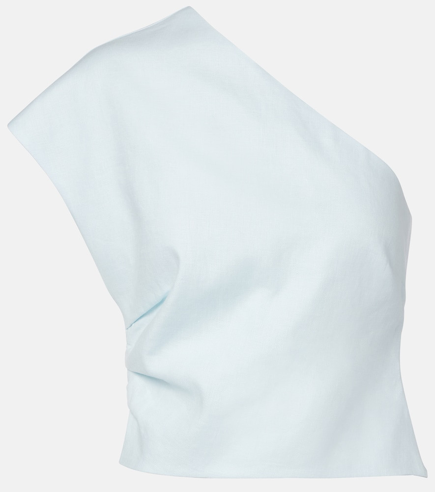 SIR One-shoulder linen top | Mytheresa (US/CA)