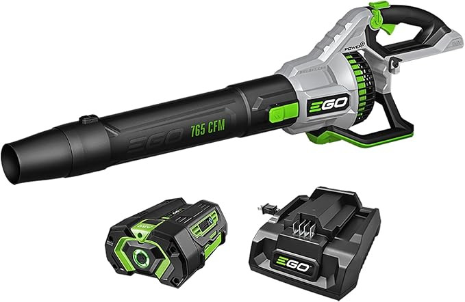 EGO POWER+ Leaf Blower, Cordless Electric 756 CFM, Includes 56V 5.0Ah Battery and Charger - LB765... | Amazon (US)