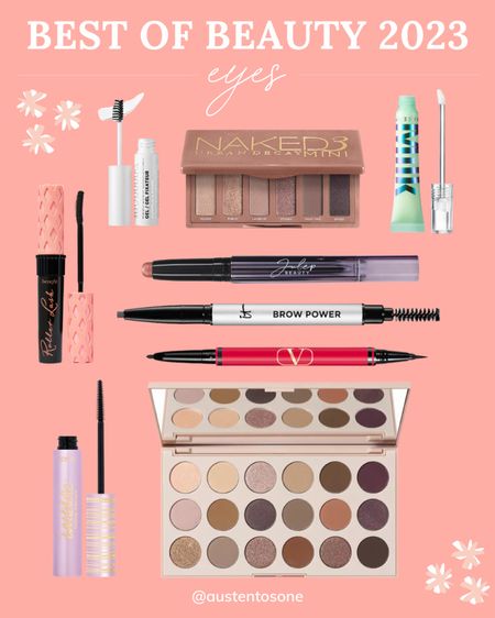 The best eye makeup products I used this year - from one swipe eyeshadows to lengthening mascara and all of the brow products these were my favorite eye products of 2023  

#LTKfindsunder100 #LTKbeauty #LTKSeasonal