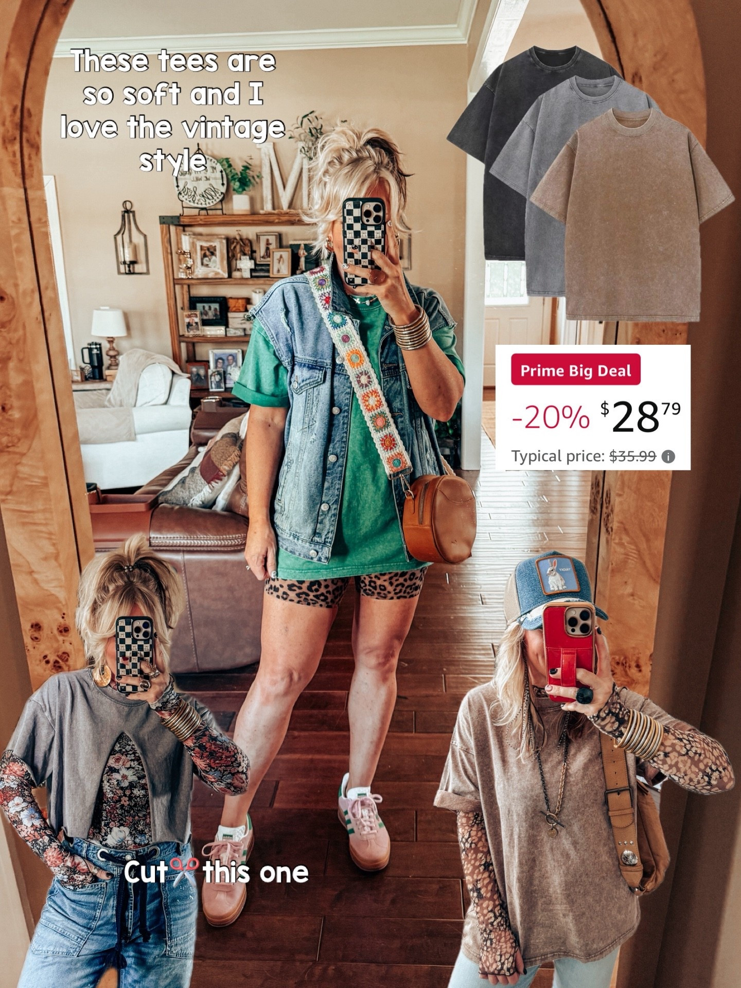 The best oversized vintage style tees! I’m in a large. 


#LTKFindsUnder50 #LTKOver40 #LTKSaleAlert