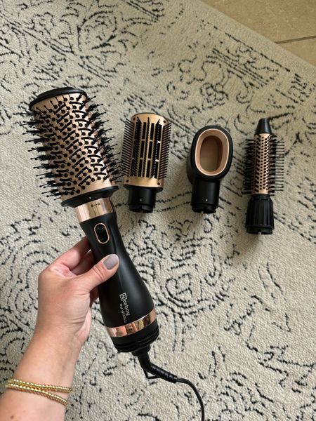 New 4-in-1 styling brush with blow dryer option! I bought this for our upcoming trip to Europe and I love it! 10/10 for travel or at home. It’s lightweight and efficient. 

Amazon fashion, Amazon, blow dryer, styling brush, hair favorites, hair, 

#LTKTravel #LTKSaleAlert #LTKBeauty