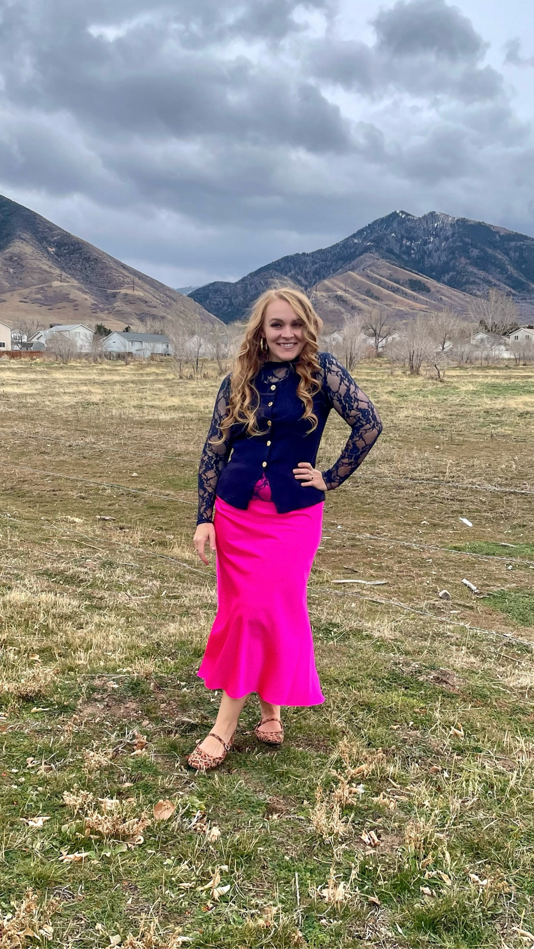 This is 36💖
Navy and pink is one of my favorite color combinations!! Add lace and satin and it makes it even better for a fun birthday outfit! 

#LTKSeasonal #LTKootd #LTKFindsUnder50