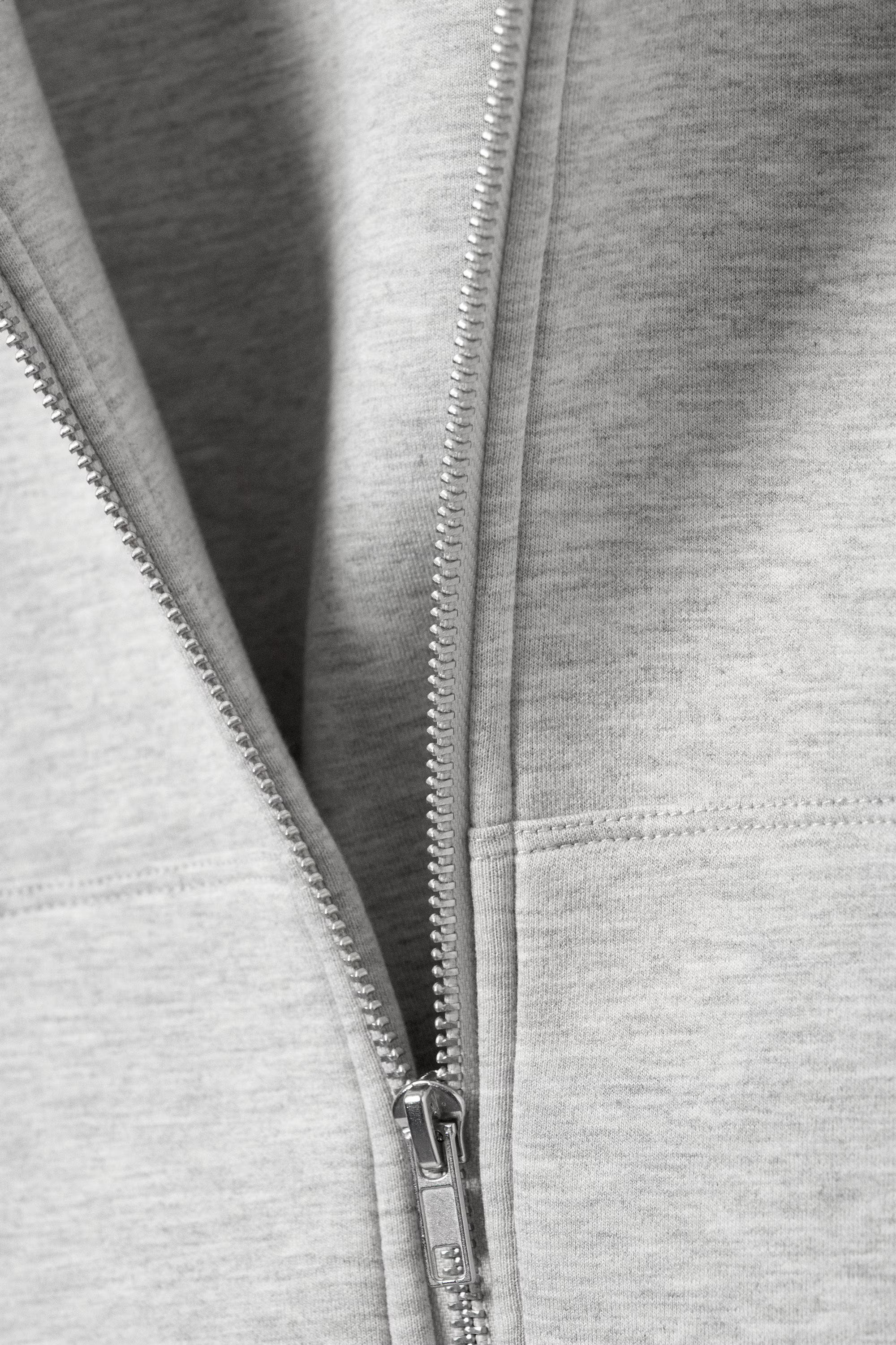 Loose Fit Scuba Zip Hoodie | Weekday