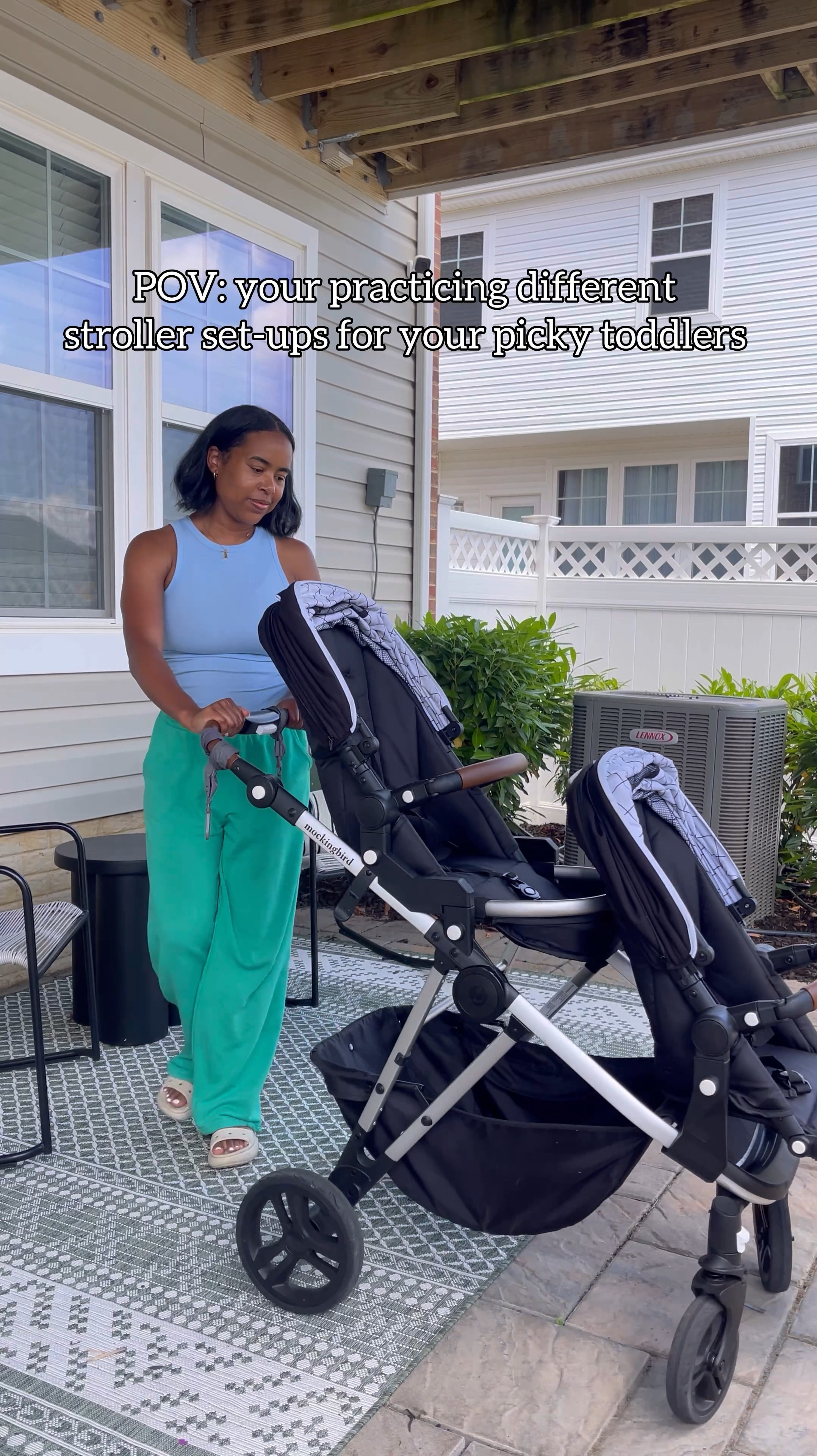 As we prepare for summer days, I’m going to try to make these outings as smooth as possible! The Mockingbird double stroller's multiple setups offer ultimate flexibility for my toddlers! You can configure it to suit your kids' moods—one facing forward, one backward, or both facing you.  This stroller also others many other set-up to include an infant car seat, bassinet, and more! doublestroller #mockingbirdstroller 

#LTKKids #LTKBaby #LTKFamily
