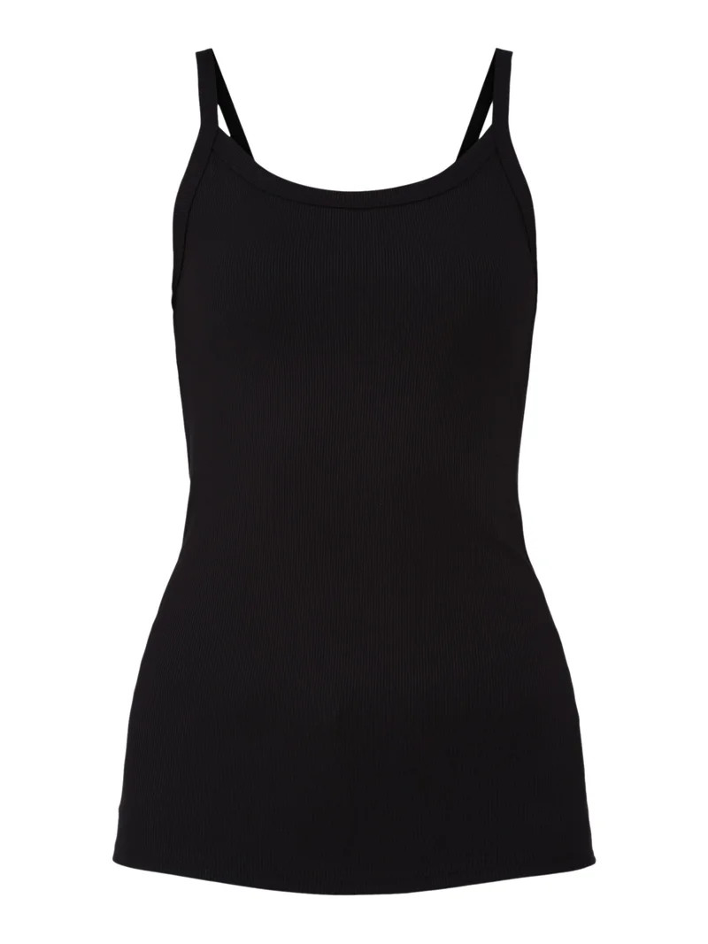 No Boundaries Ribbed Cami Top, Women's | Walmart (US)