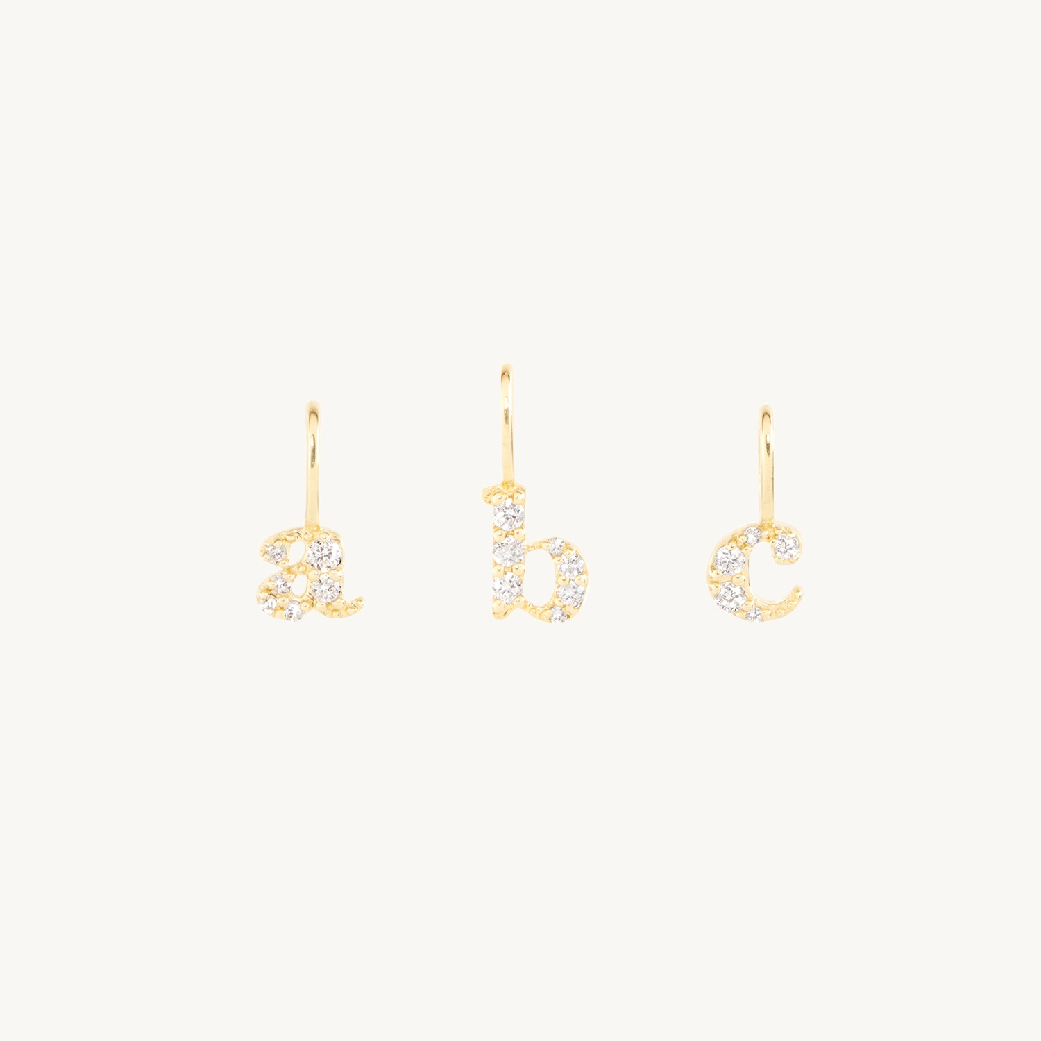 Diamond Tiniest Alphabet Charm | Catbird