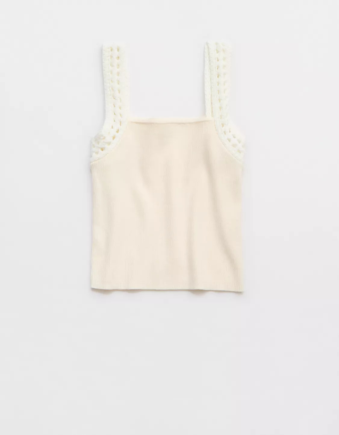 Aerie Crochet Sweater Tank Top | Aerie