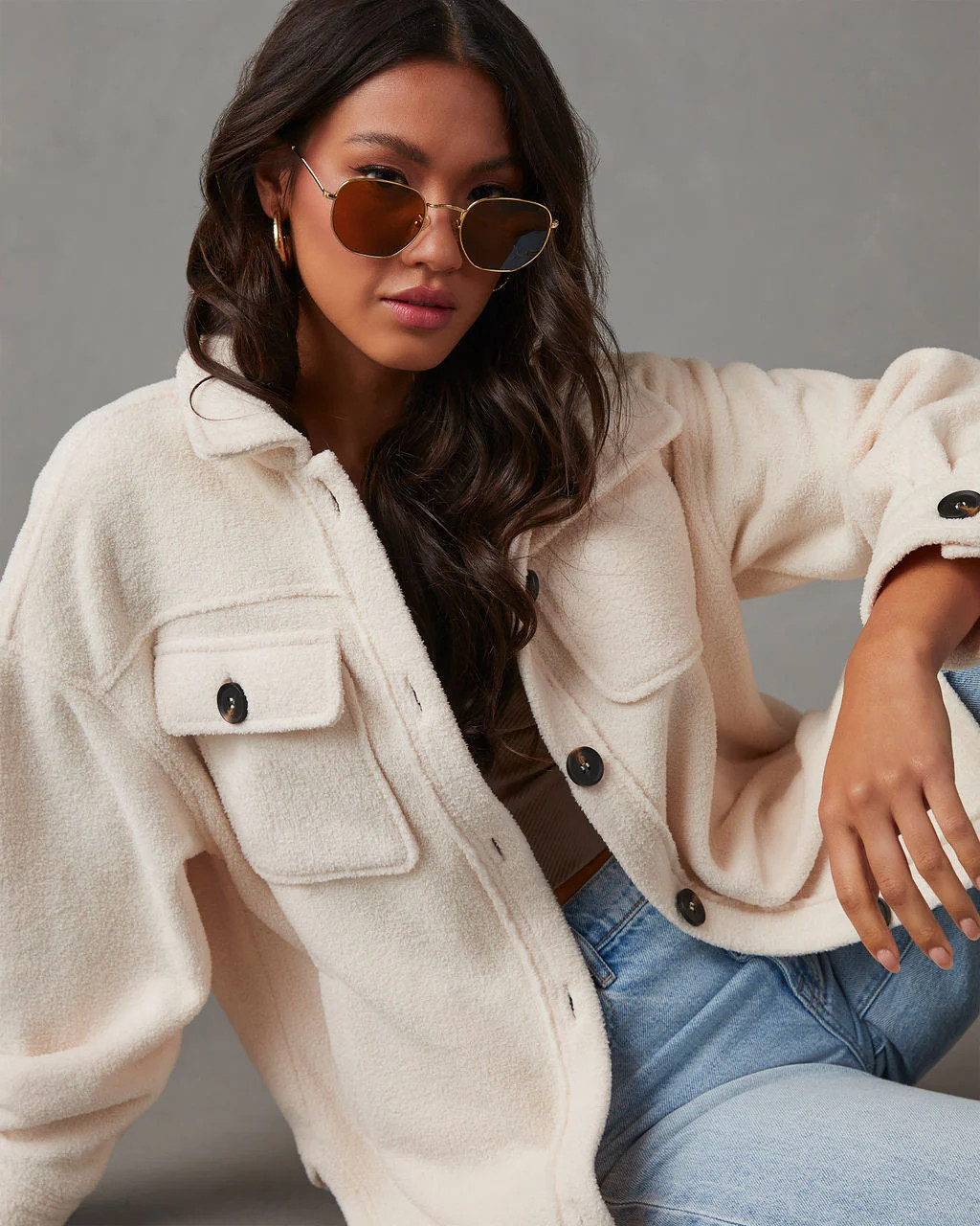 Down To Cuddle Cozy Shacket | VICI