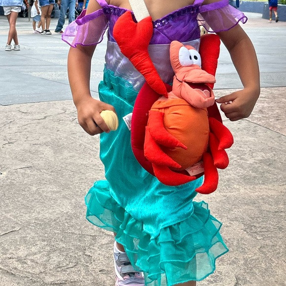 Zara Disney little mermaid Sebastian Crab Plush Shoulder Bag | Poshmark
