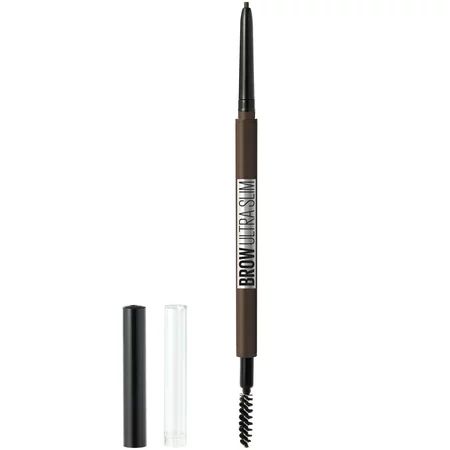 Maybelline Brow Ultra Slim Defining Eyebrow Pencil Eye Brow Makeup, Black Brown, 0.003 oz. | Walmart (US)