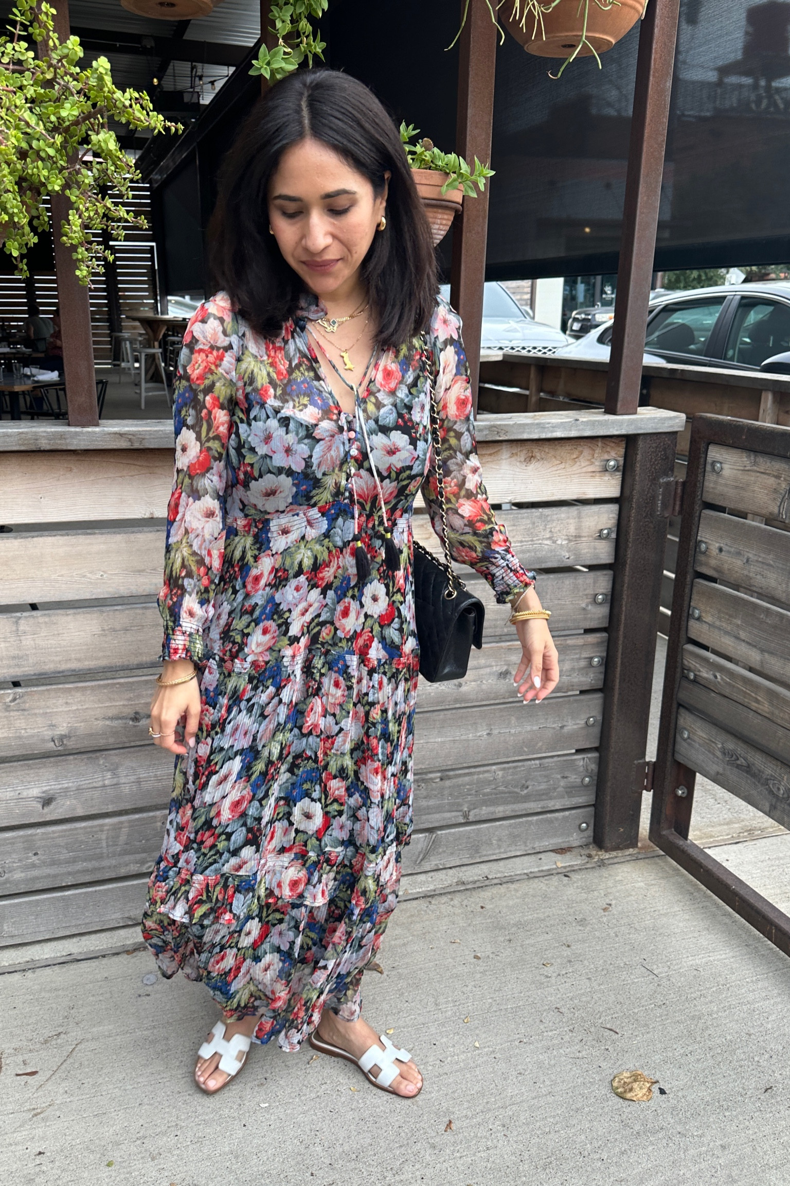 Floral Anthropologie dress wearing xs regular. Found dupes for my Chanel bag and Hermes Orans in white  

#LTKfindsunder50 #LTKparties #LTKstyletip