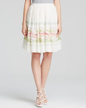 Joie Skirt Hanirette Hideaway Scenic Border Print | Bloomingdale's (US)
