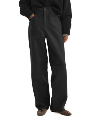RÓHE Leather Barrel Pants | Bloomingdale's Women | Bloomingdale's (AU)