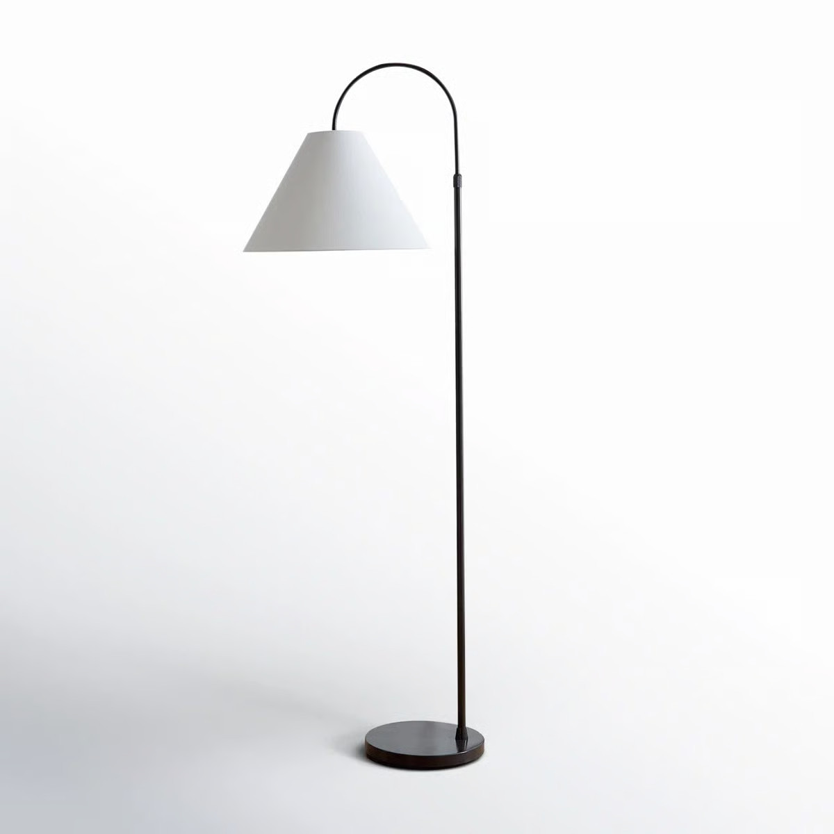 Oterra 65.4'' Matte Arched Floor Lamp with Outlet | Wayfair North America