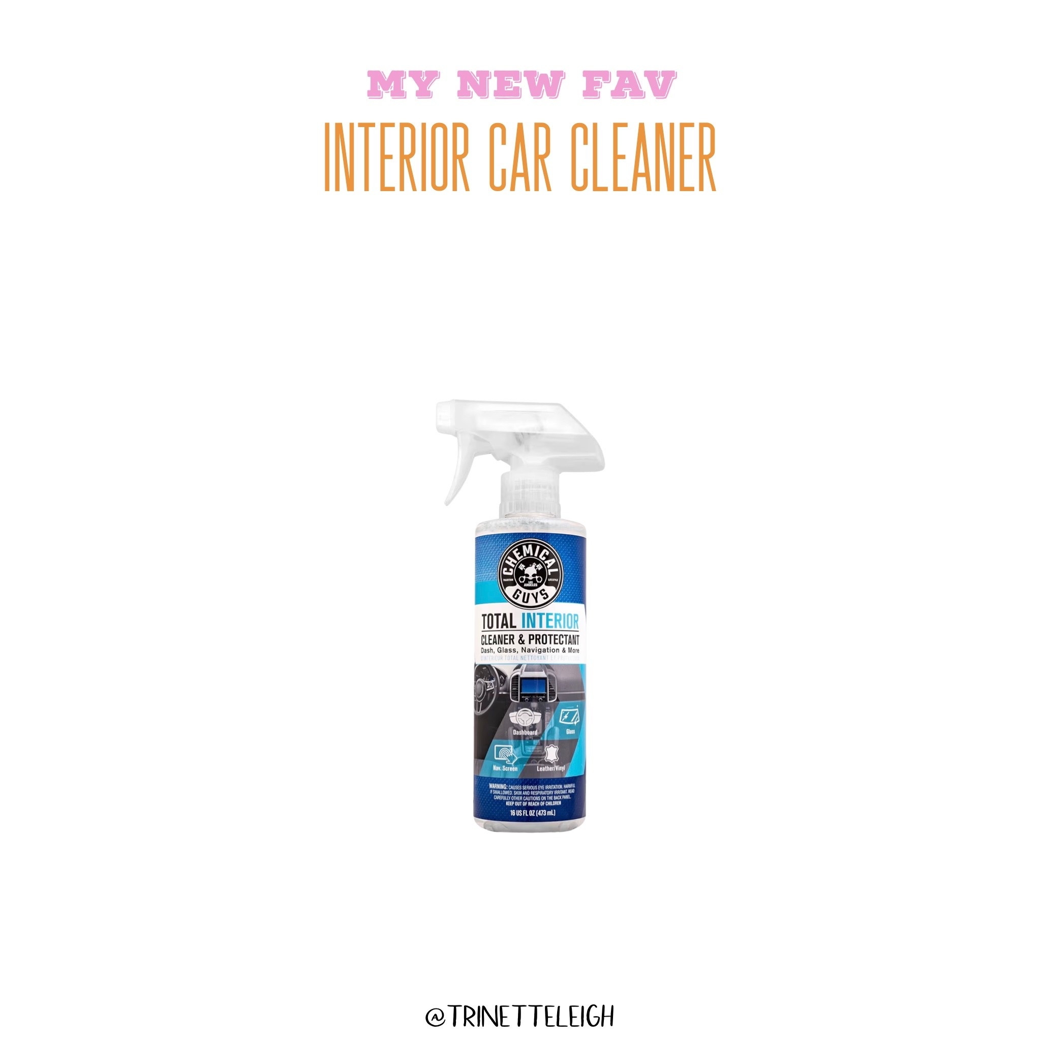 My new favorite car cleaner. Interior car cleaner. Cleans windows as well. Very highly rated. ￼￼

#LTKHome #LTKdayinmylife #LTKMens