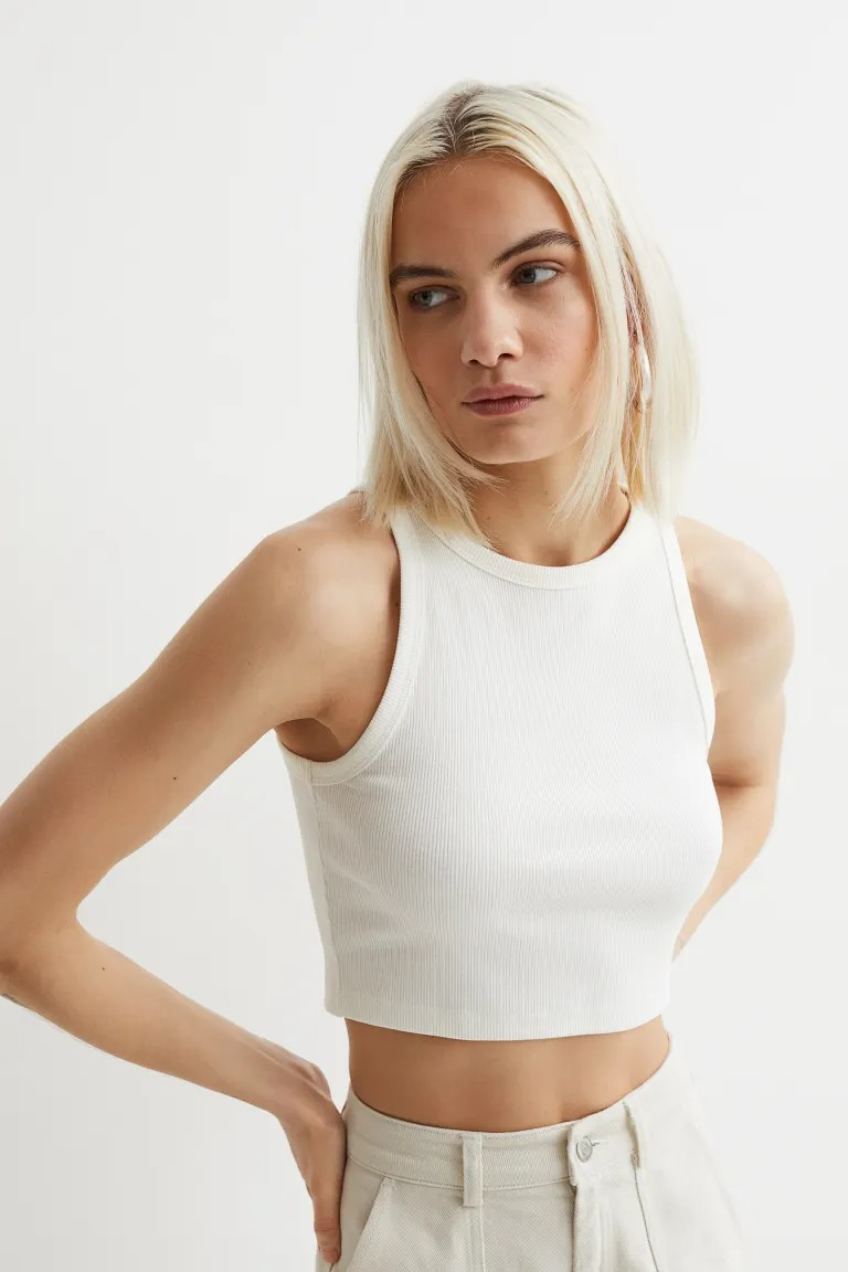 Cropped Tanktop | H&M (DE, AT, CH, NL, FI)
