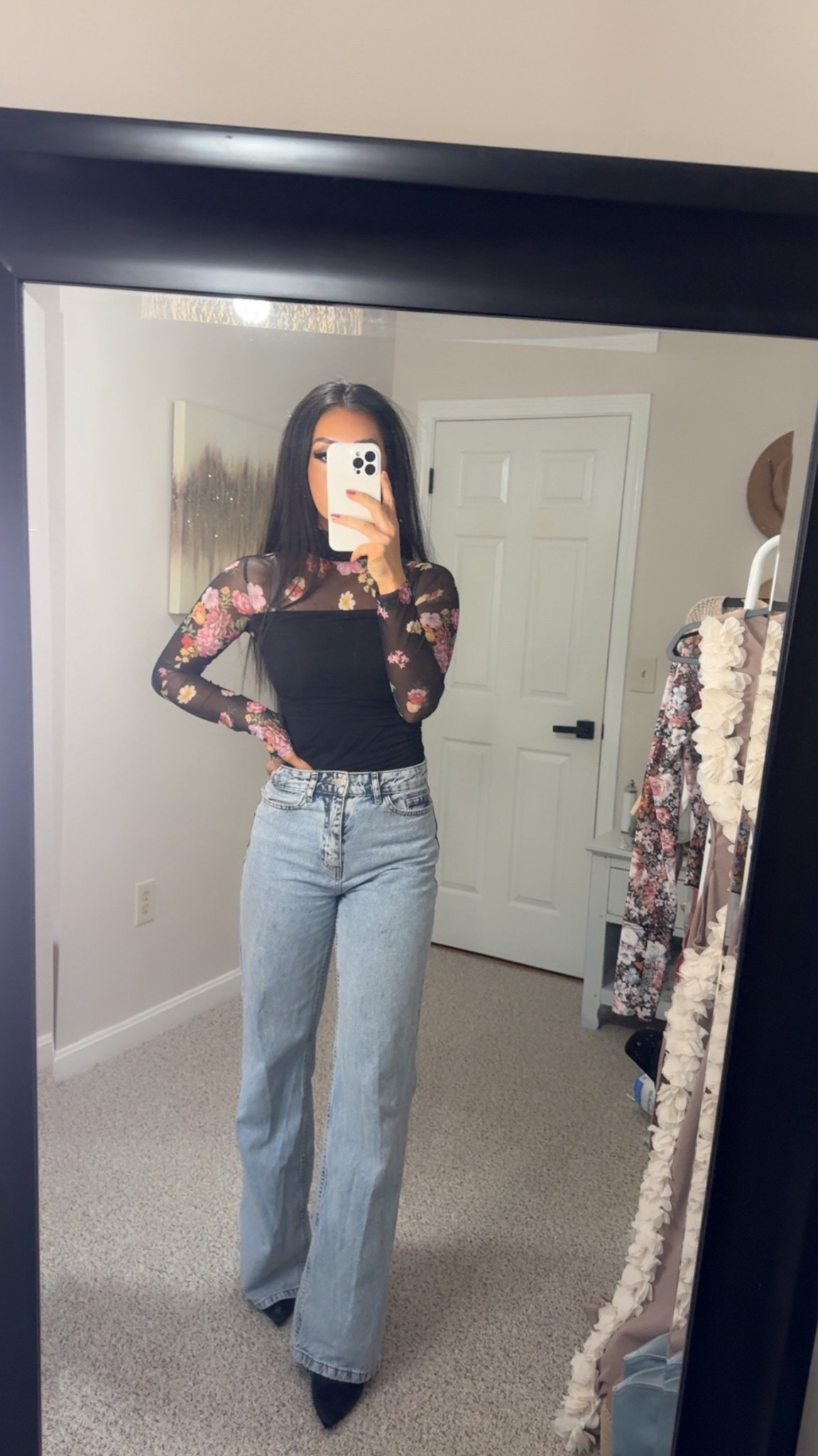 Ootn
OOTD
Floral mesh top
Amazon 

#LTKSeasonal #LTKFindsUnder50