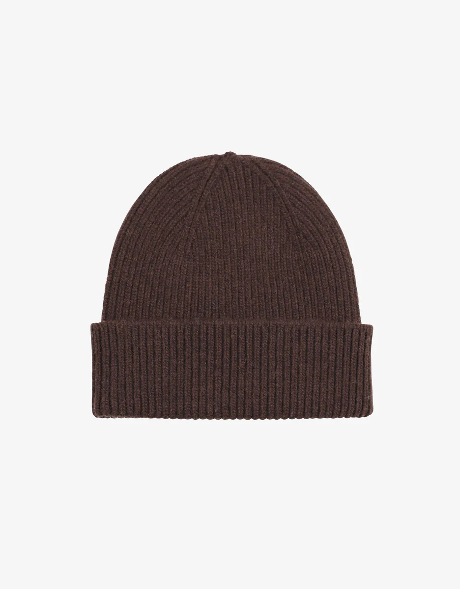 Merino Wool Beanie - Coffee Brown | Colorful Standard
