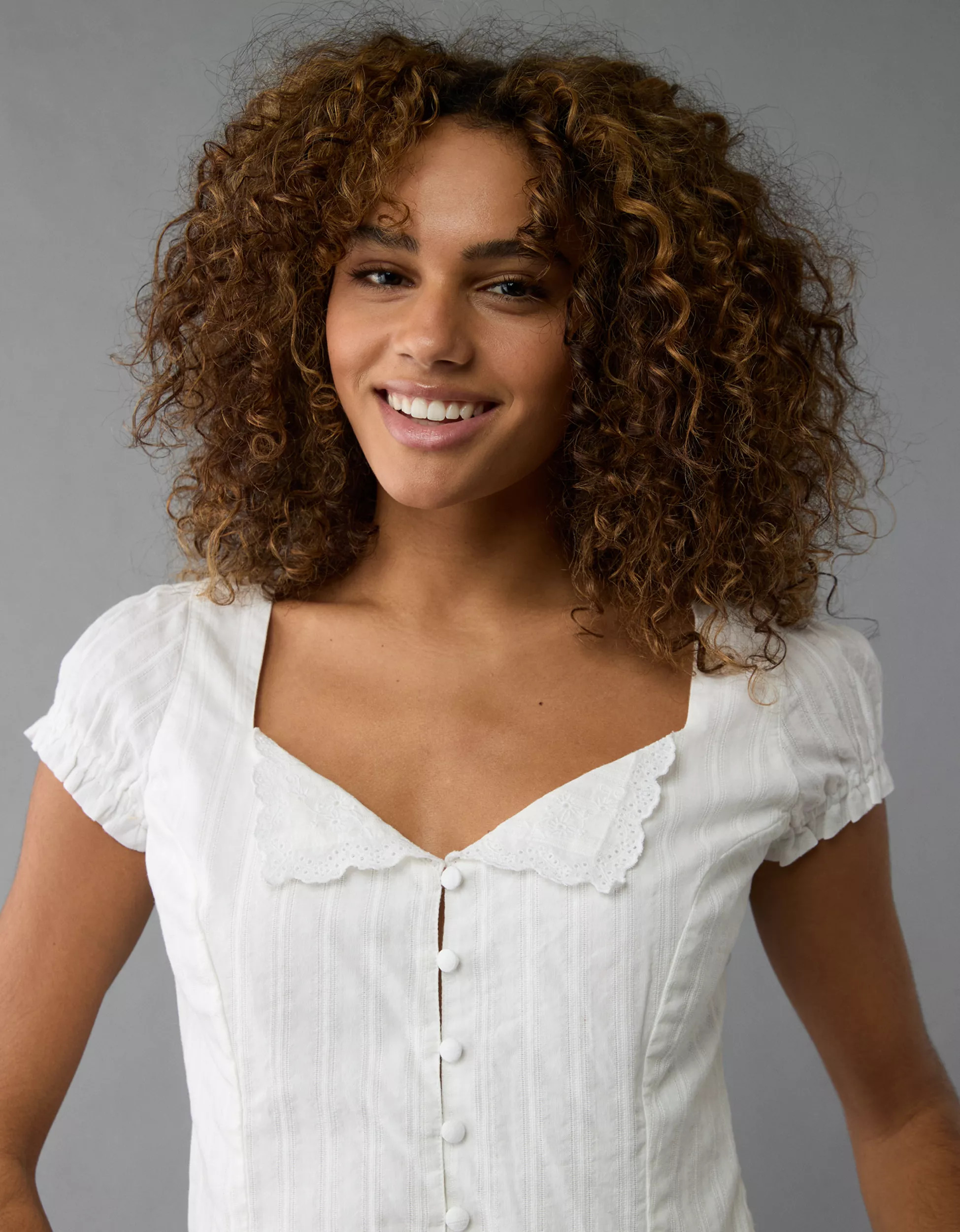 AE Cap-Sleeve Corset Top | American Eagle Outfitters (US & CA)