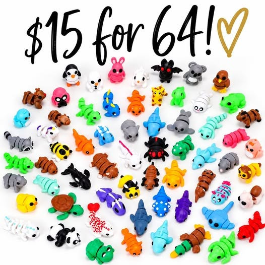 These are one of those things my kids would immediately want to dig through! 😂 You get 64 little 3D animals, so I’m thinking rewards, goodie bags, stocking stuffers... or just an easy surprise to stash away. All options dropping with QC514GFX #amazoncouponcode #promocodedeal Nativity Kid's gift guide 3Dprinted 

 