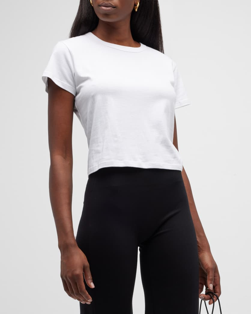 Margo Short-Sleeve Cotton Crewneck Tee | Neiman Marcus