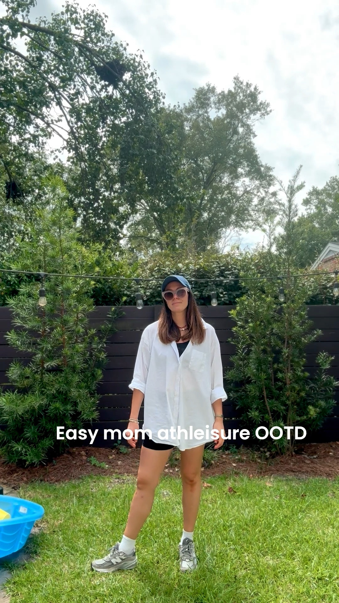 Easy Mom athleisure ootd. Athleisure. Workout clothes. Activewear. Mom outfit. Mom athleisure outfit. Sale alert. Under $50 finds. Athletic clothes. Amazon finds. White button down. Under $100. Affordable outfit. LTKactive. LTKfindsunder50. Ltkfindsunder100.

#LTKFindsUnder100 #LTKActive #LTKFindsUnder50