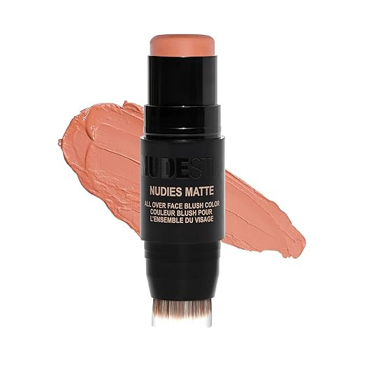 Nudestix Nudies Blush Stick – 3-in-1 Cream Blush for Cheeks, Eyes & Lips with Built-In Brush | ... | Amazon (US)