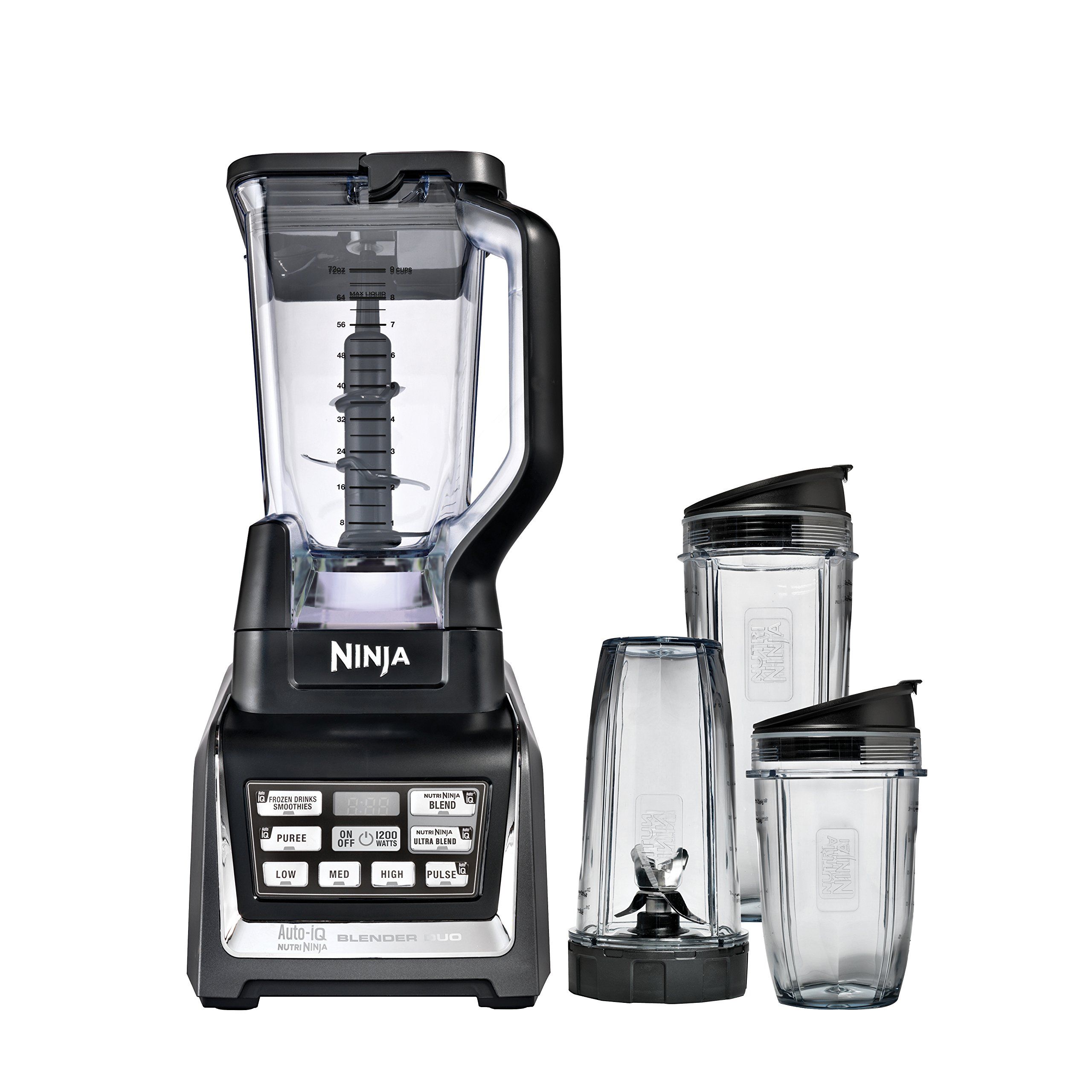 Nutri Ninja BL642 Personal and Countertop Blender with 1200-Watt Auto-iQ Base, 72-Ounce Pitcher, ... | Amazon (US)