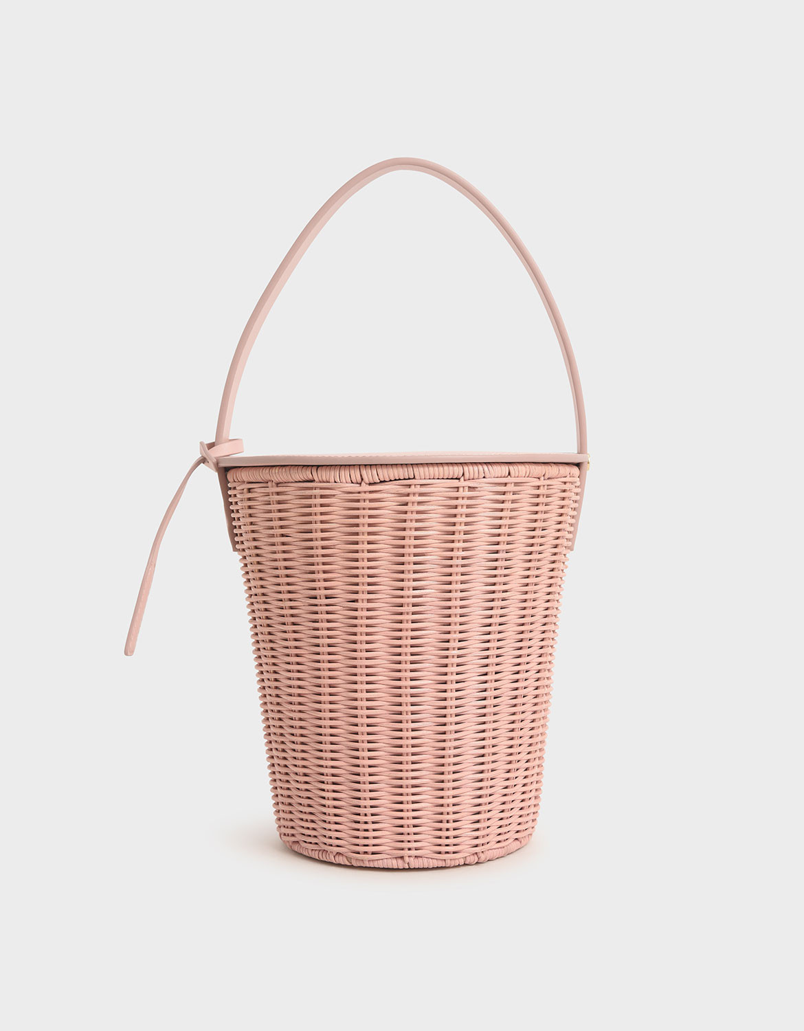 Rattan Cylindrical Top Handle Bag
- Pink | CHARLES & KEITH (US)