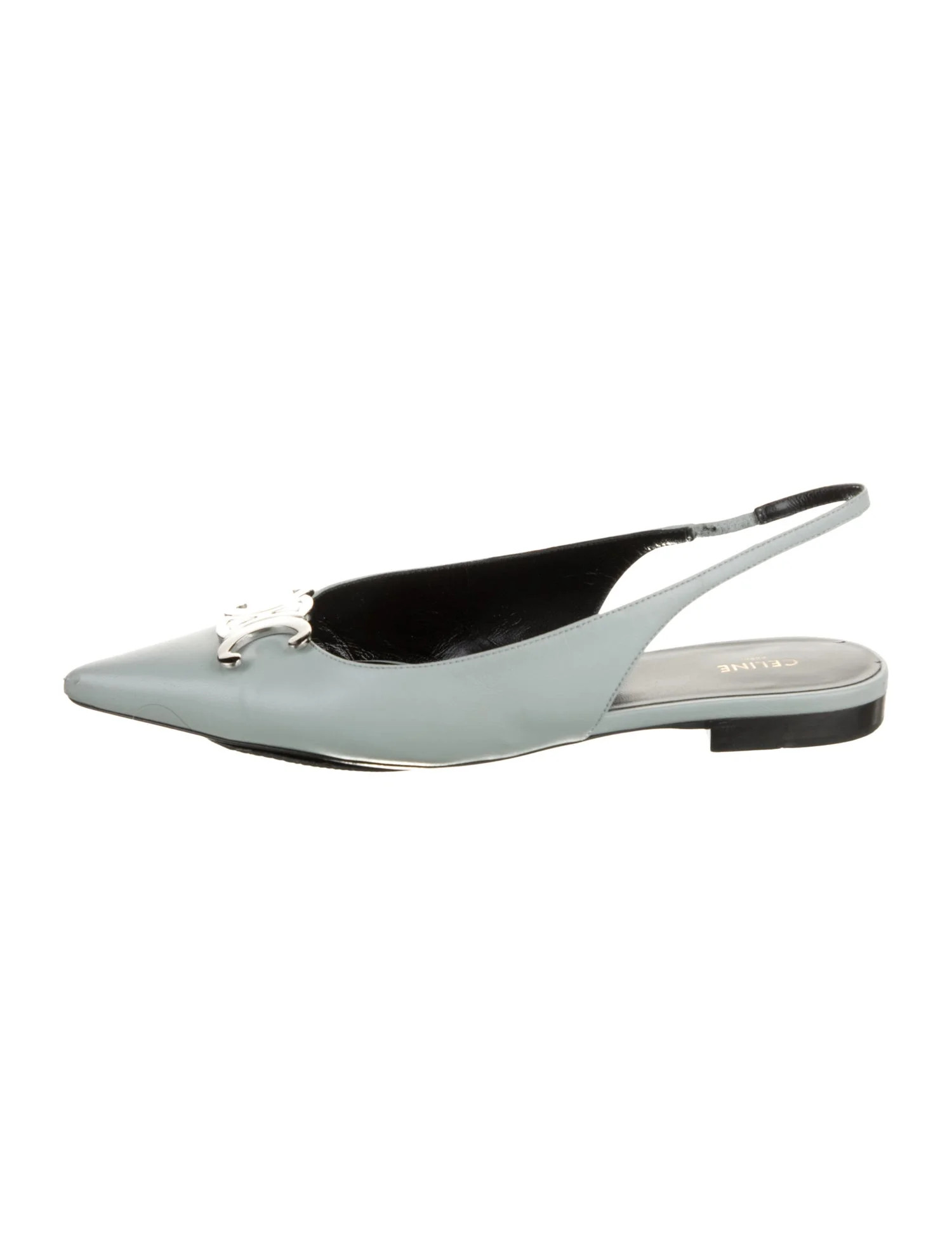Leather Slingback Flats | The RealReal