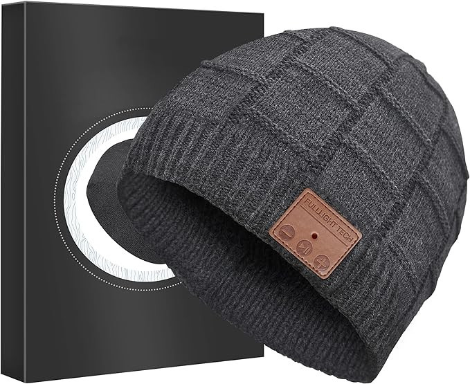 Bluetooth Beanie Hat Headphones Unique Tech Gifts Stocking Stuffer | Amazon (US)