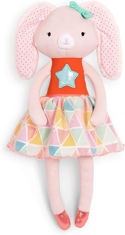 B. Toys – Plush Doll – Bunny Toy Doll – Soft Stuffed Animal for Baby, Toddler, – Orange &... | Amazon (US)