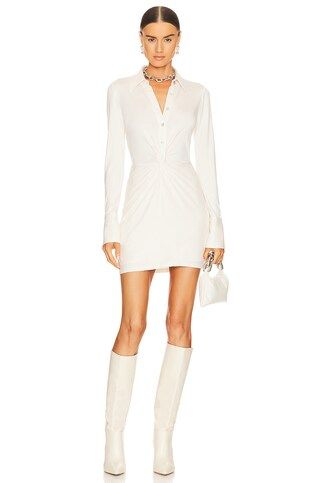 L'Academie Anders Mini Dress in Ivory from Revolve.com | Revolve Clothing (Global)