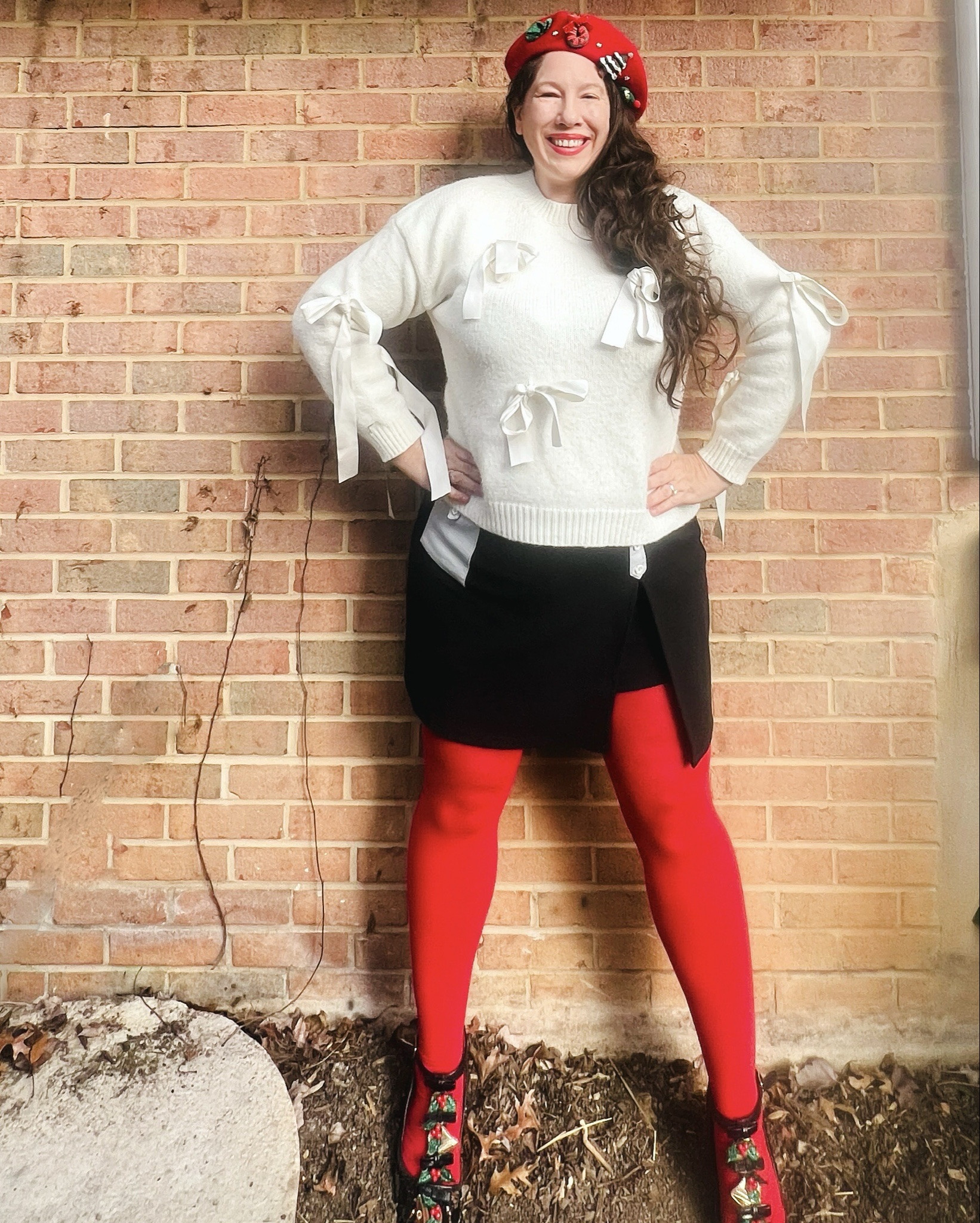 Couldn’t resist wearing a Christmas fit one more time before we get to 2026! 

#LTKootd #LTKHoliday #LTKSeasonal