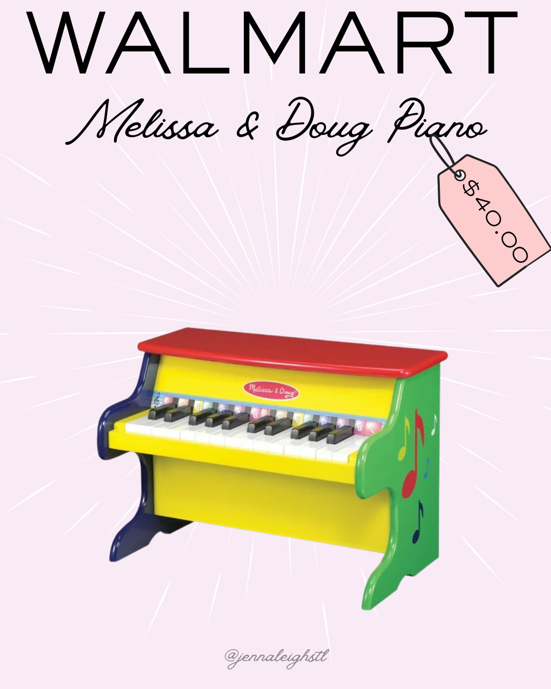 Huge clearance deal at Walmart. Melissa and Doug Kids Piano marked down from $94.99 to $40 and still arrives before Christmas. 

 #LTKGiftGuide #LTKSaleAlert #LTKKids