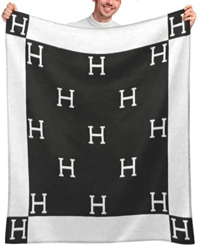 H Blanket Sofa Throw Blanket Soft and Comfortable Blanket Suitable for Sofa and Living Room | Amazon (US)