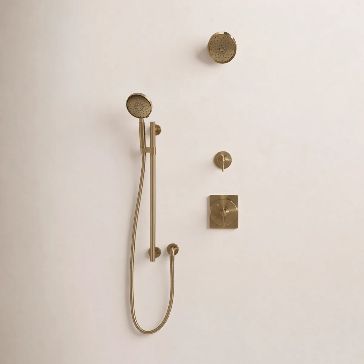 Castia by Studio McGee Rite-Temp Shower Trim Kit 2.5 GPM K-TS35916-4Y-2MB | Wayfair North America