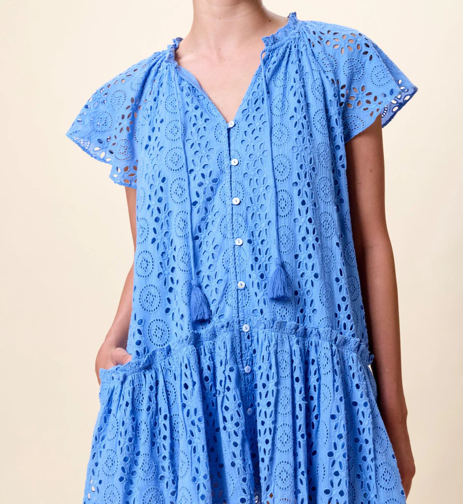 Lydia Mini Dress | Blue Bonnet | Cleobella