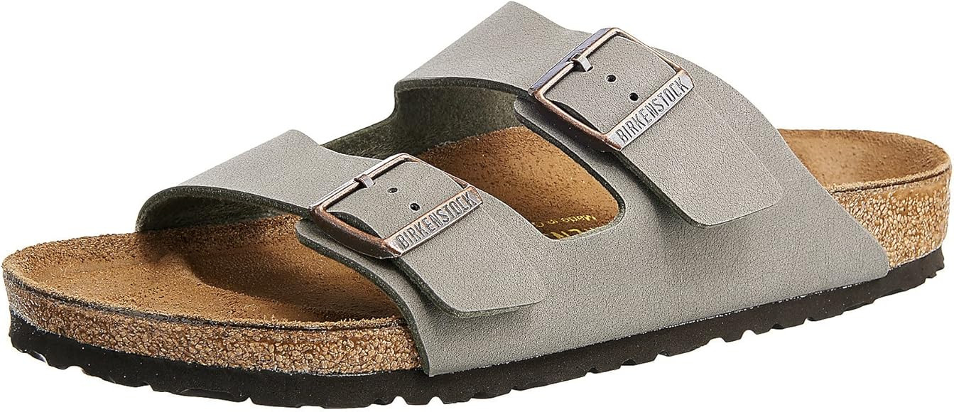 BIRKENSTOCK Unisex Arizona Birko-Flor Nubuck Leather Wide Mules | Amazon (DE)